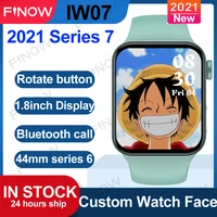 original iwo 15 smart watch series 7 iwo7 relogio 1 82 inch infinite screen smartwatch iwo for apple xiaomi phone pk n76 dt100