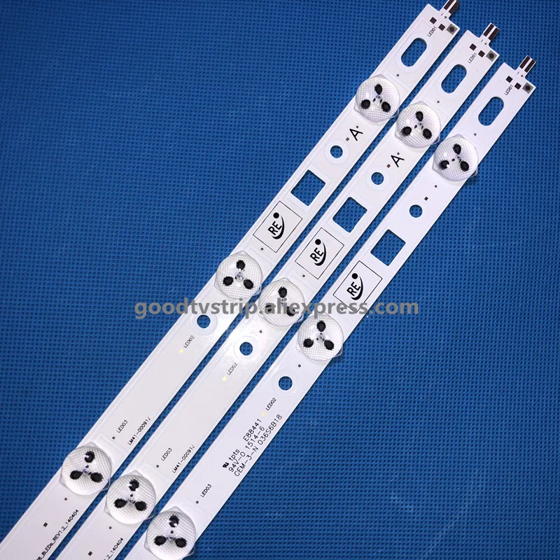 LED backlight strip for So ny 32inch 8led KDL-32RM5B KDL-32R430B 1-889-675-12 for1-889-675-12 IS4S320DNO01 3pcs=1set | Лампы и