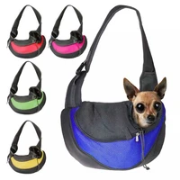 pet puppy carrier outdoor travel handbag mesh oxford single shoulder bag comfort travel tote shoulder bag