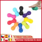 1 шт. Массажный мяч в форме арахиса для йоги, спортивный мяч для фитнеса из прочного ПВХ для снятия стресса, тела, рук, ног, спицкий массажер, ТРИГГЕРНАЯ точка для боли в ногах