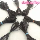 Новый 0,5-2,5 мм темный кофе вощеная нить веревка шнур ремень Ожерелье Веревка бусины для самостоятельного изготовления ювелирных изделий Шамбала браслет
