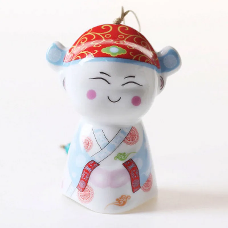 Китайская керамическая солнечная кукла ветряные колокольчики праздничный