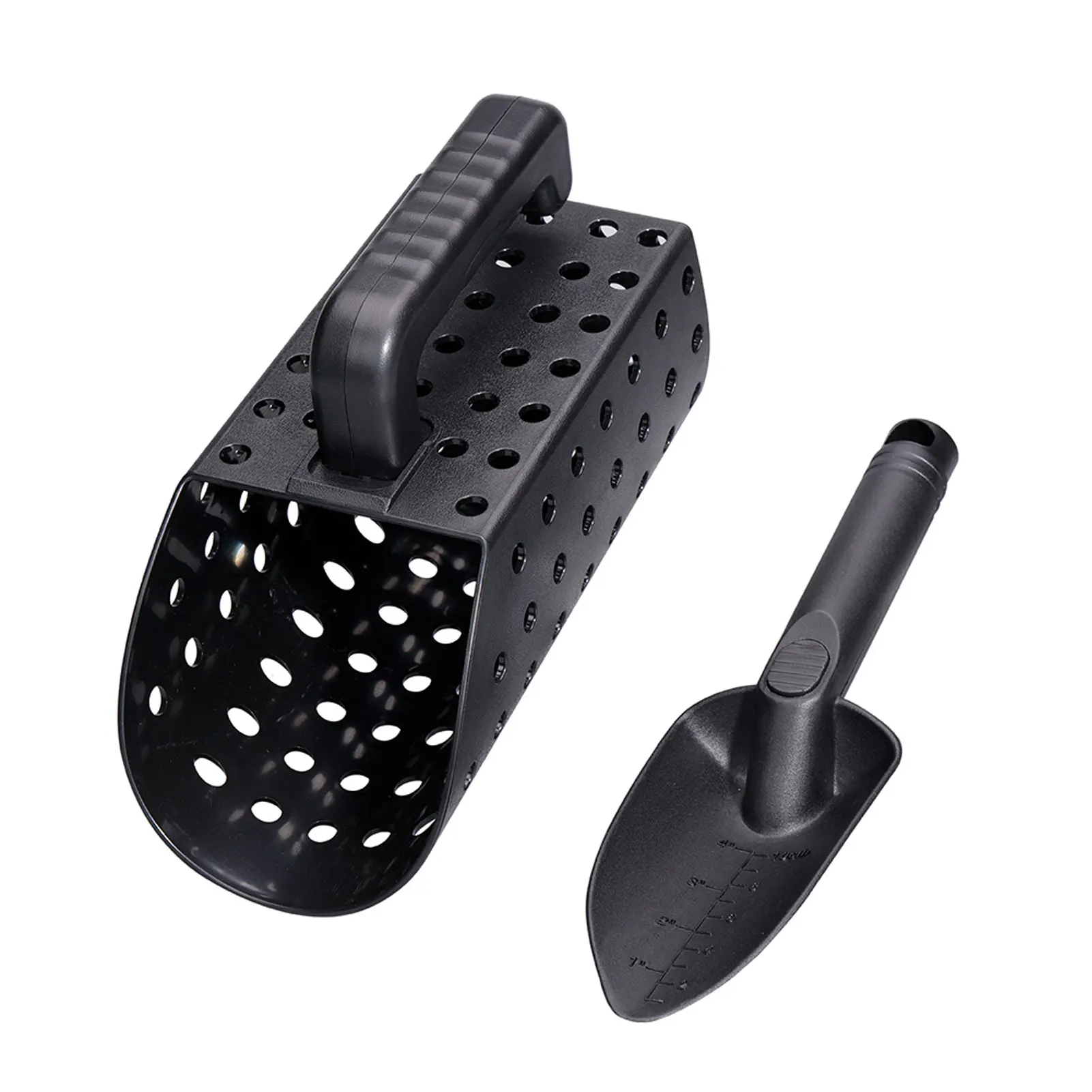 

Hand Tool Sand Scoop Set 2pcs Underground Outdoor Treasure Digging With Shovel Accessories Metal Detecting Portable Durable