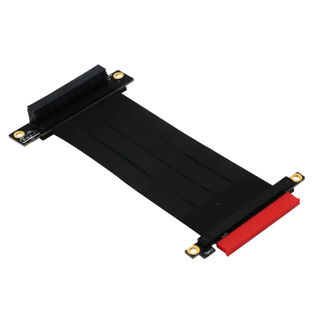 

PCI-E 8X 90/270 Degree Extender Cable Riser Card Adapter with Dustproof Cap