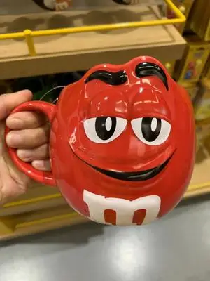 Милая чашка m &amp ms креативная пара большая емкость чашка-маркер для кофе