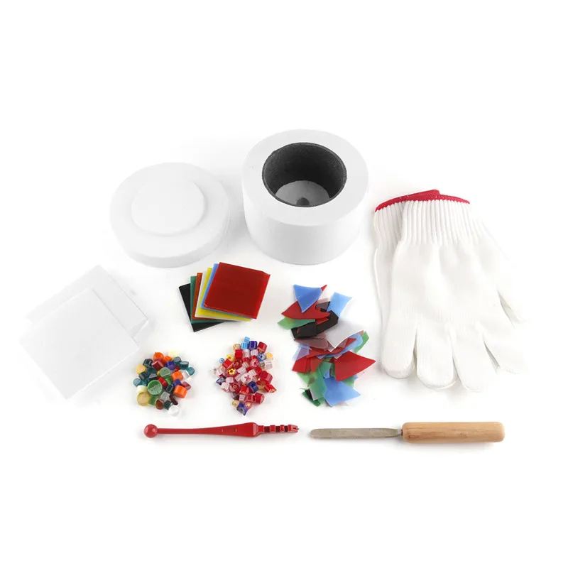 

DIY Jewelry Tools Home Arts Crafts Sewing Supplies Making Large Microwave Kiln Set Fusing Glass Kilns For Ceramic Accessories