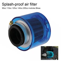 38mm air filter splash proof plastic cover for 90cc 110cc 125cc 140cc 200cc motorcycle pit dirt bike atv buggy parts blue color