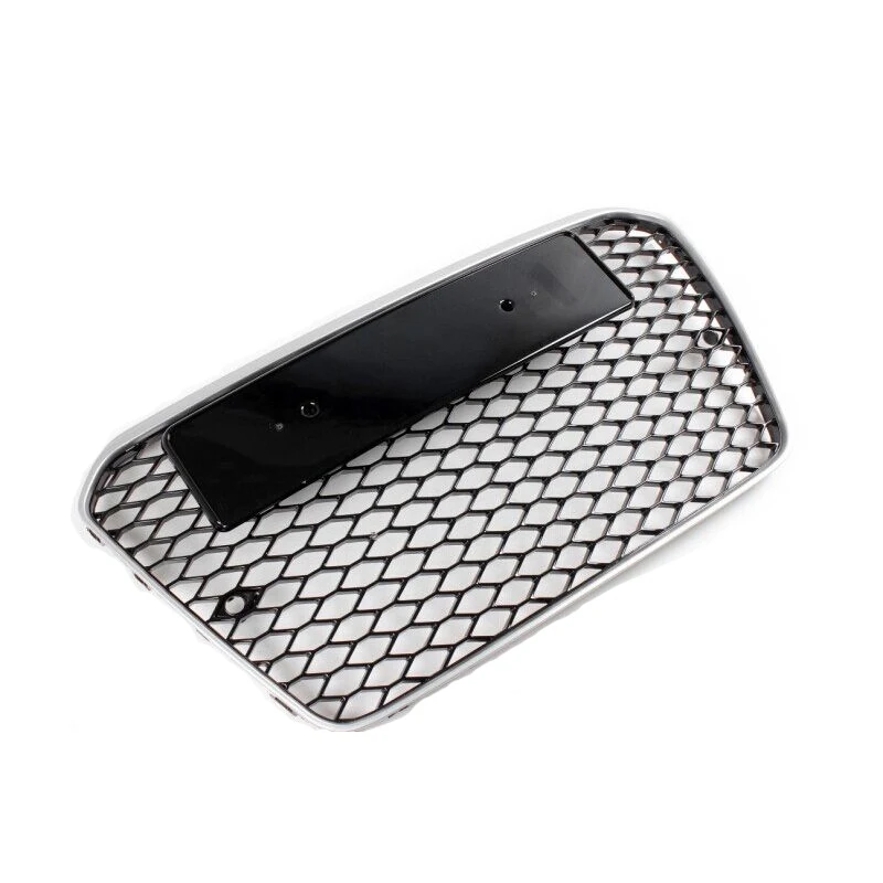 

RS5 стиль Серебряная рама ячеистая сетка Передняя решетка для Audi A5 2012-2015