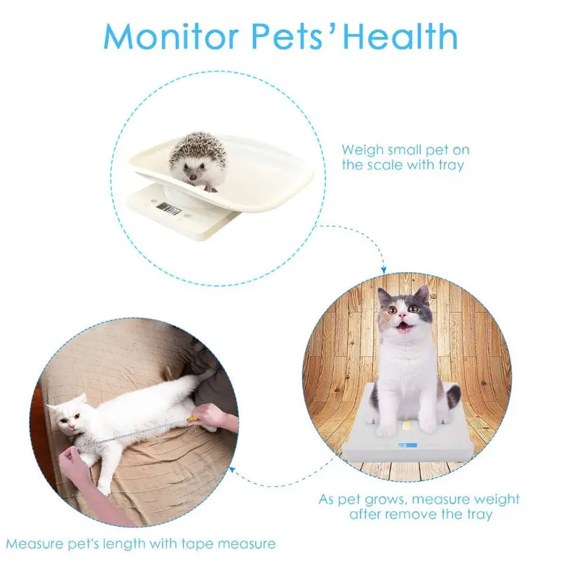 

Pet Scale,Multi-Function Baby Scale, Infant Scale Digital Weight with Height Tray, Perfect for Toddler/Puppy/Cat/Dog/Adult