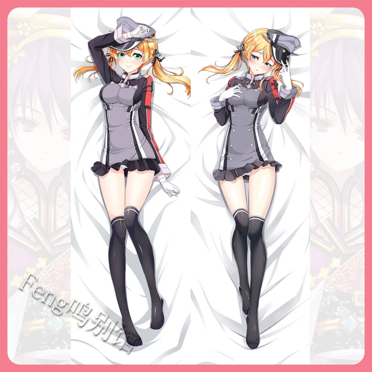 

Аниме Коллекция Prinz Eugen Сексуальная дакимакура обнимающая подушка для тела чехол для косплея искусственная Подушка постельное белье рождес...