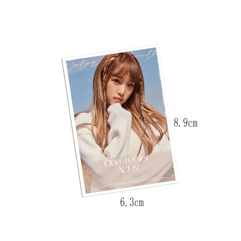 

KPOP IZ*ONE 4th Album One-reeler Polaroid Photo Lomo Card K-pop IZONE Fan Collection Gift Metal Box Cards 40Pcs/Box Drop Ship