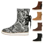 Модные женские ковбойские ботинки, высококачественные ботинки на плоской платформе со шнуровкой, Осень-зима 2021, короткие ботильоны, женская обувь @ 907