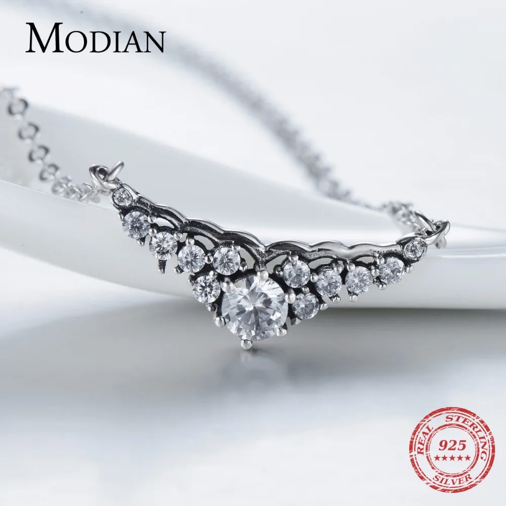 Modian 2021 стиль инстаграм сказочная корона ожерелье ювелирные изделия 925