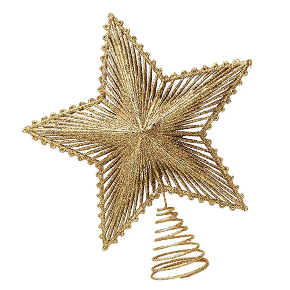 Весенняя Рождественская елка Топпер звезда художественные поделки украшение