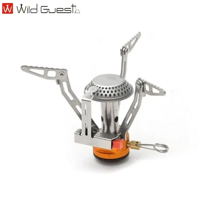 Уличная газовая плита для кемпинга портативная мини карманная пикника