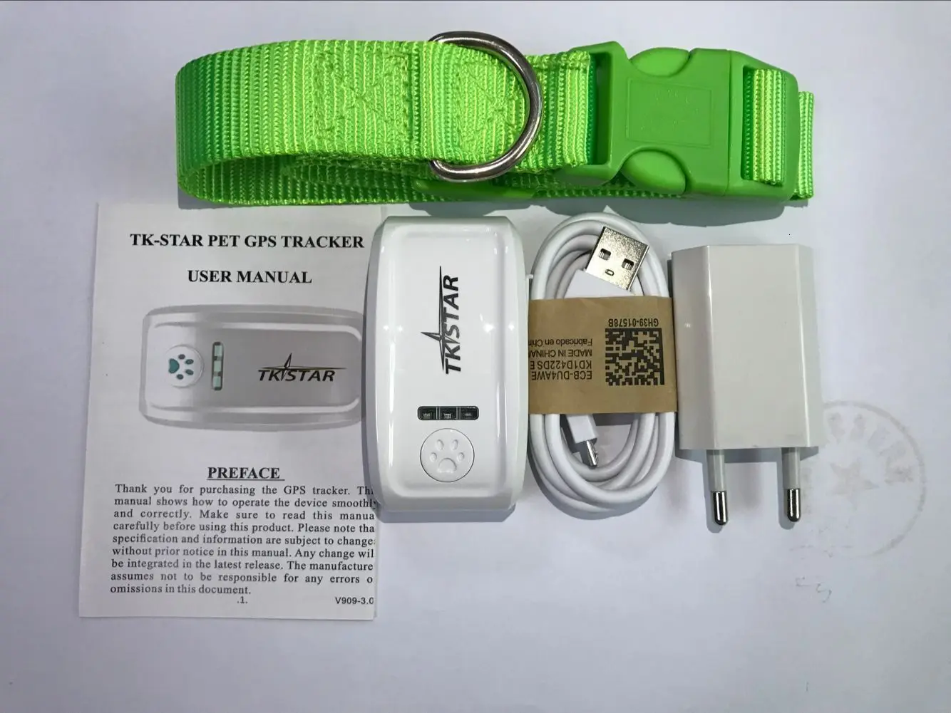 Tkstar Tk909 собака gps GSM GPRS трекер устройство определения местоположения gps устройство слежения с ошейником для собаки кошки Бесплатное отслеживание веб-приложений