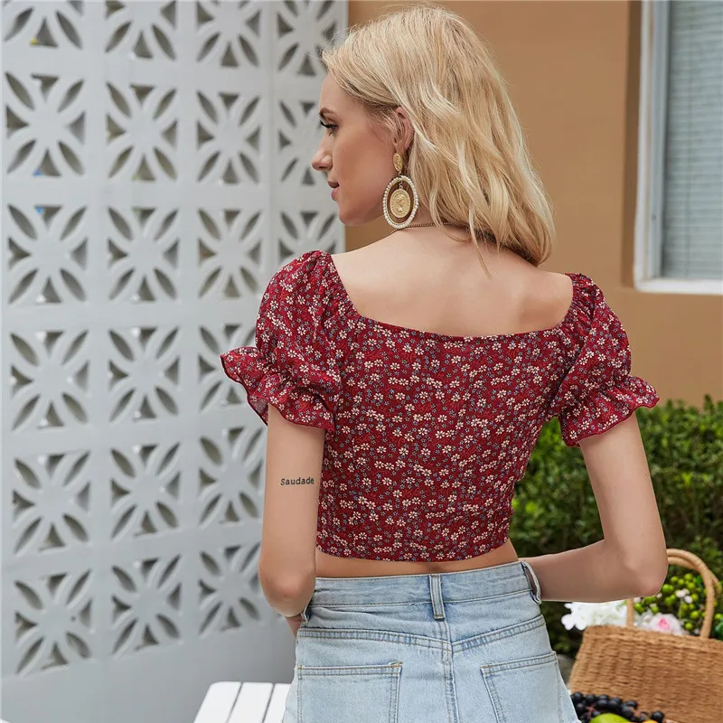 

Women Summer T Shirt 2020 Sexy Club Print Causal Fashion Chiffon Women T Shirt