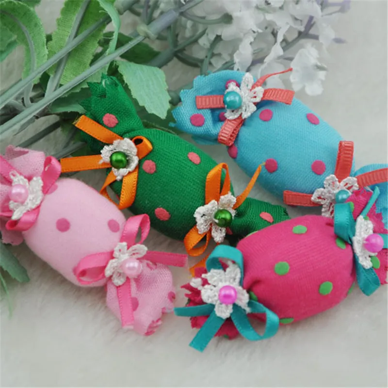 

20Pc Fabric Candy Wedding Decor Appliques Sewing DIY Kid's Accessories A208