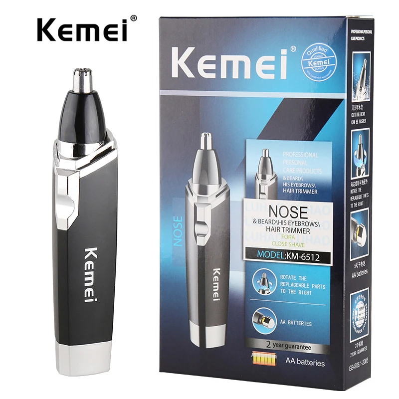 

Триммер для волос в носу kemei, инструмент для стрижки волос в носу, триммер для мытья, машинка для стрижки и бритва для волос, эпилятор для удал...