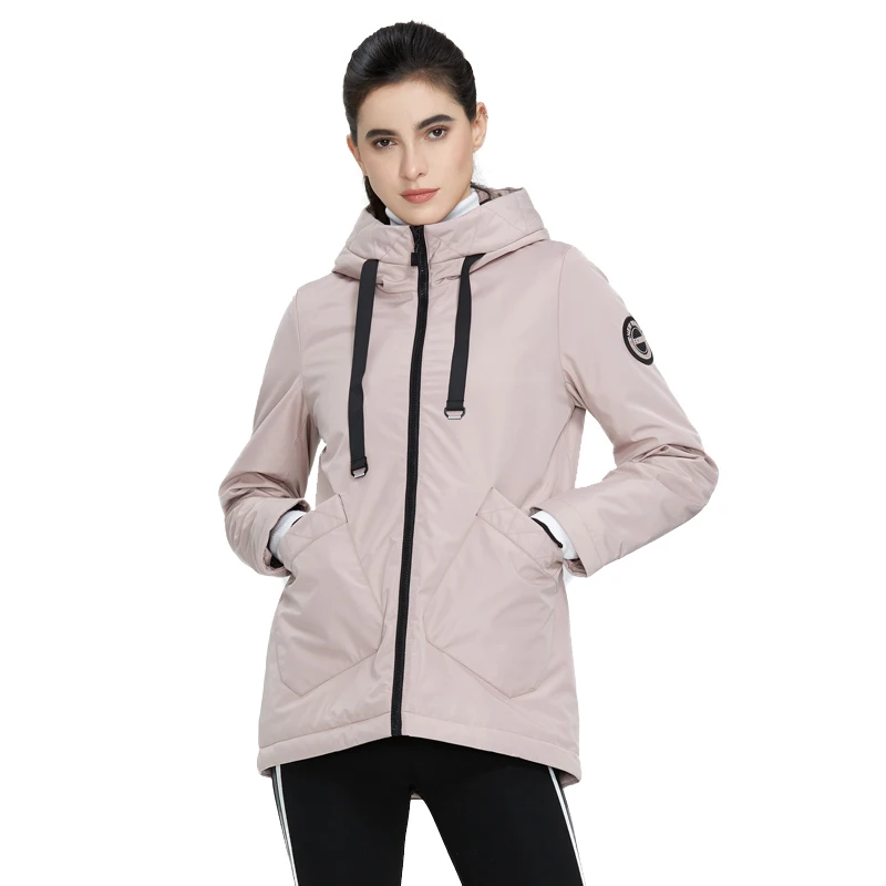 ICEbear 2020 Женская весенняя куртка качественная женская модная одежда с капюшоном