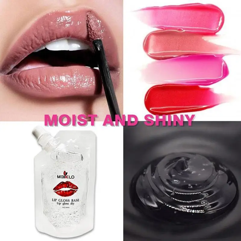 

Clear Lip Gloss Base Oil Base DIY Lip Stick Oil Non-Stick Material Gel Lipgloss Base Handmade Liquid DIY Lip Stick Material