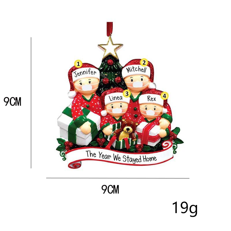 

Surviving Christmas decorations for families personalized Christmas decorations for families hanging Christmas creative pendant