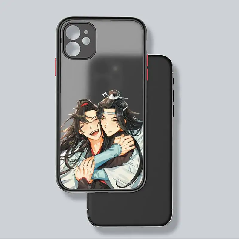 

Mo Dao Zu Shi MDZS anime Phone Case black matte transparent For iPhone 7 8 x xs xr 11 12 pro plus mini max Clear Funda