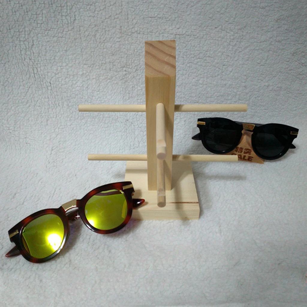 

Деревянная стойка-органайзер для очков, солнцезащитных очков, демонстрационная стойка для очков, 3/4/5/6 уровней