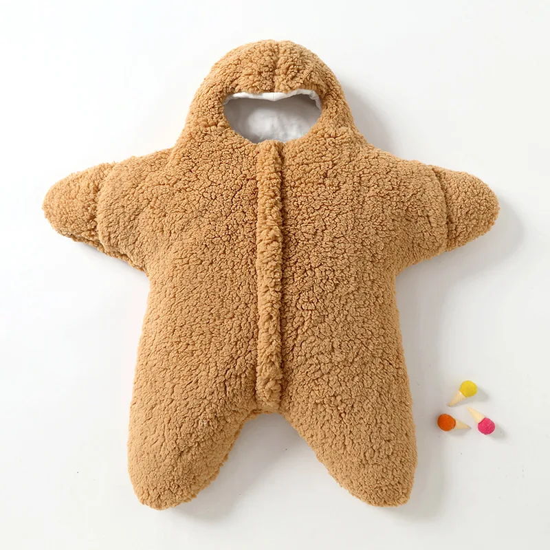 

Sale Newborn Baby Wrap Blankets Kids Sleeping Bag Envelope Sleepsack Berber Fleece Cotton Diaper Thicken For Children Bags