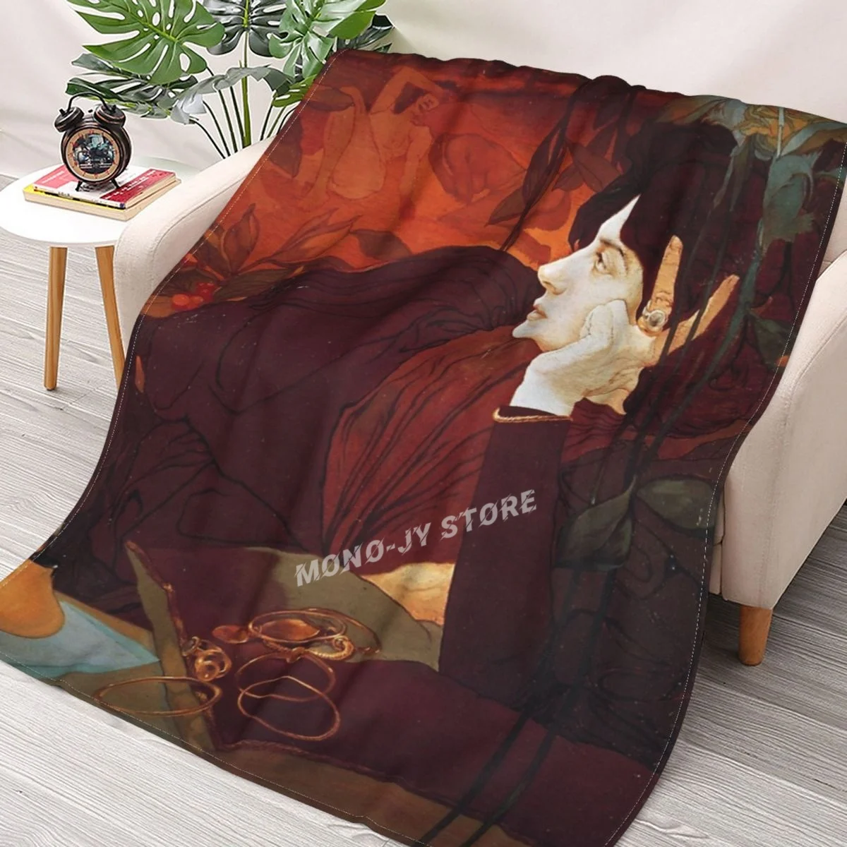 

The Voice Of Evil Throw Blanket Sherpa Blanket Bedding soft Blankets