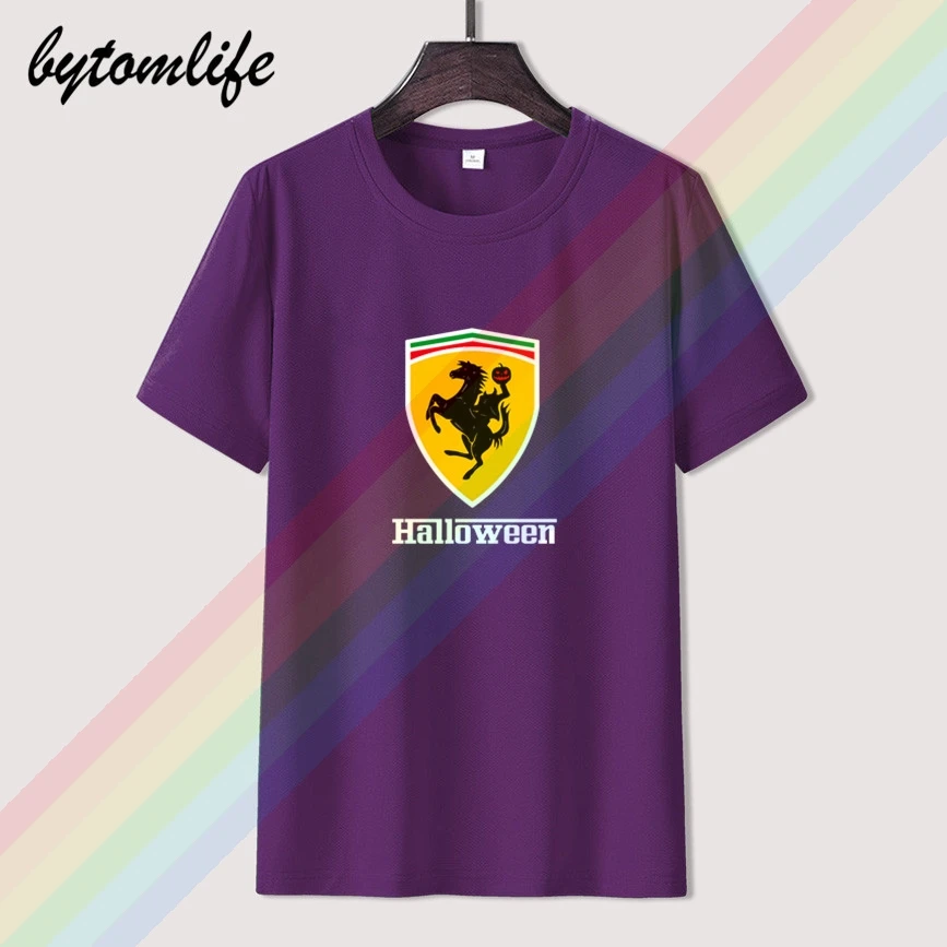 Новинка 2021 футболка FERRARI для мужчин лимитированный выпуск Мужская черная