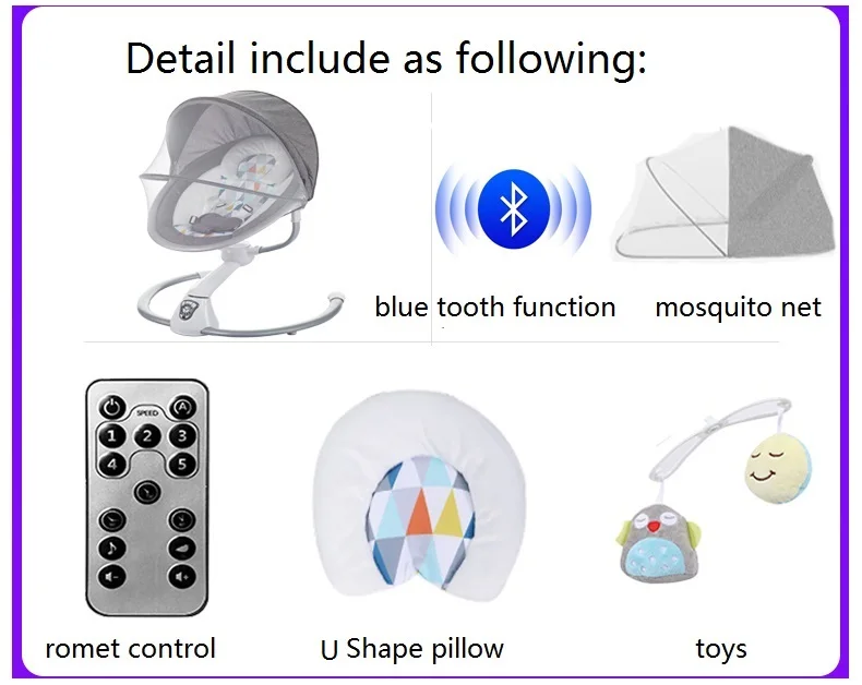 Многофункциональное детское кресло-качалка удобное кресло-Шейкер для