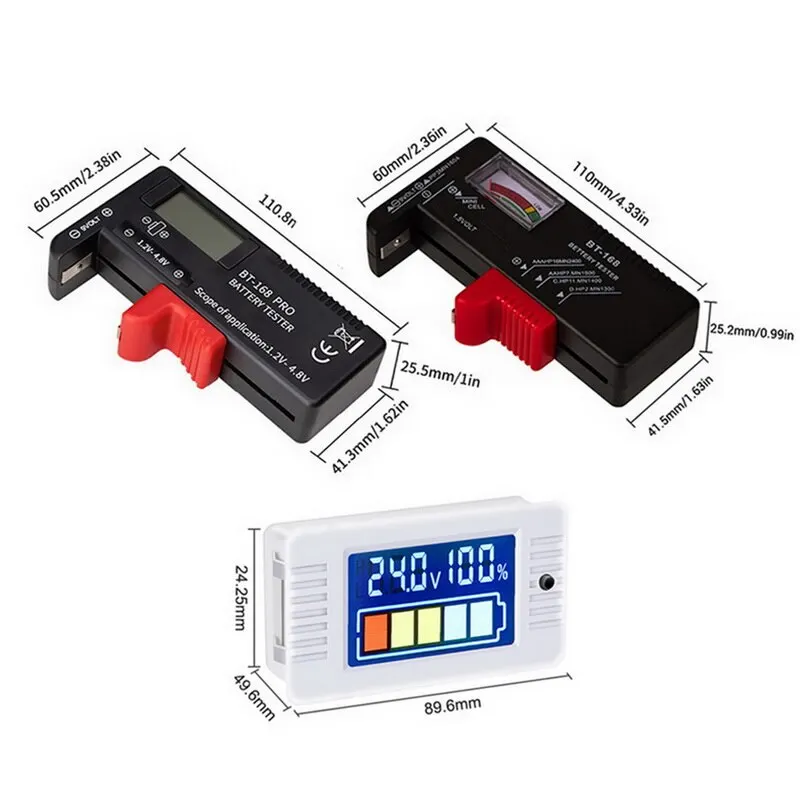 BT 168 PRO 168D цифровой Батарея Ёмкость тестер Универсальный инструмента