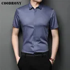 Мужская деловая рубашка, с коротким рукавом, весна-лето, C6055S