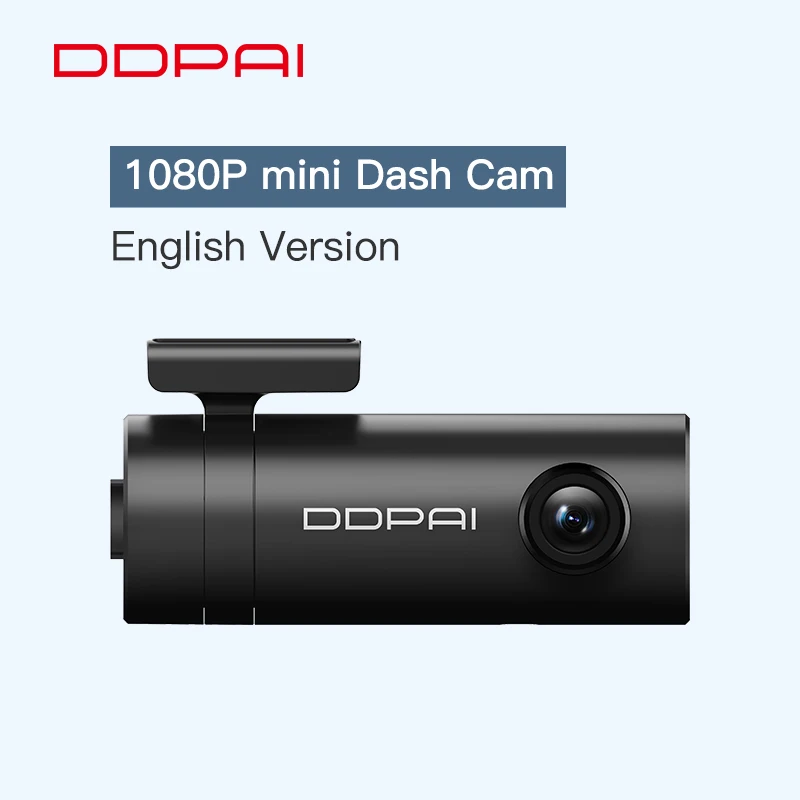 DDPai mini Standard DDPai Мини Автомобильный видеорегистратор приложение английская версия 1080P HD камера ночного видения автомобиля рекордер WiFi f2.2 WDR камера для приборной панели - Название цвета: DDPai mini Standard