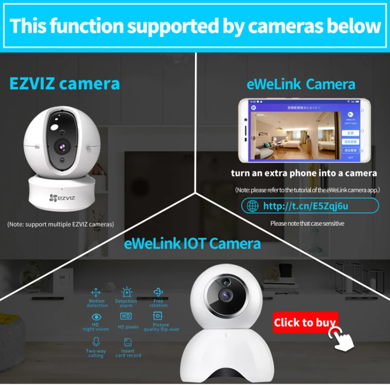 EWelink Wifi умный отдельный противопожарная проводка настенный светильник