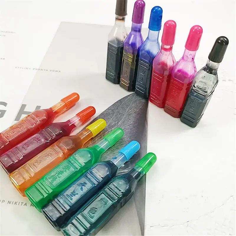 

12pcs 8ml Pigment For DIY Slime Supplies Accessories Epoxy Resin ink Dye Ink Jewelry Making C5AF
