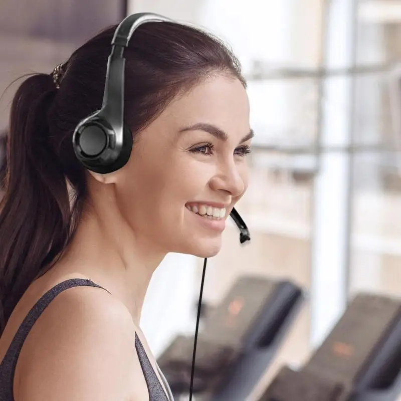 Logitech H390 USB проводные наушники стерео музыка Игровые с микрофоном | Электроника