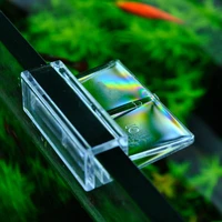 48pcs fishtank support plastic transparent support aquarium glass cover clip holder aquarium accessories