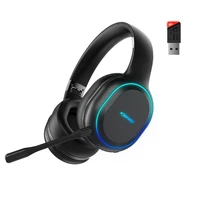 picun ug 05 wireless headphones ps4ps5tvpc dedicated gamer earphone with mic rbg light no delay vibration bluetooth headset