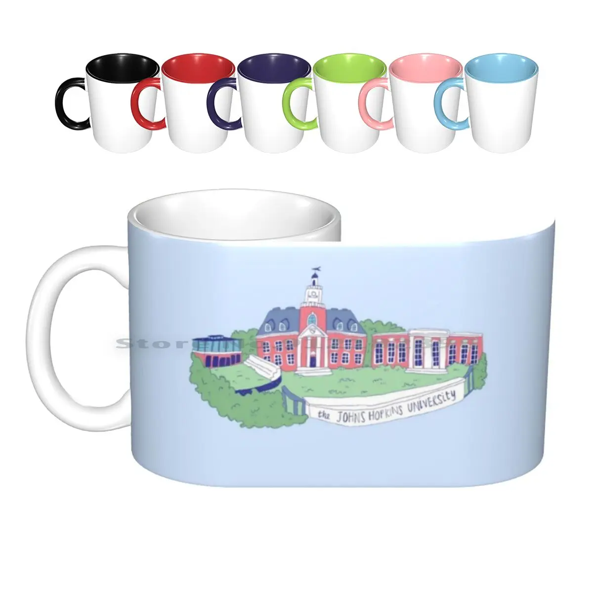

Johns Hopkins University Ceramic Mugs Coffee Cups Milk Tea Mug Johns Hopkins University Hopkins Jhu College University Gilman