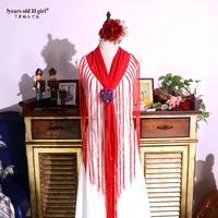 flamenco scarf manton from spain stole shoulder cloth flamenco tuch cbd64