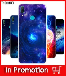 Для huawei Y7 чехол Кристальный Гибридный Бампер прозрачный жесткий акриловый чехол для телефона s для huawei Y7 Pro чехол Y 7 6,26 ''чехол