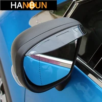 for renault captur 2014 2015 2016 abs plastic side door mirrors cover trim rearview mirrors strip decoration 2pcs car styling