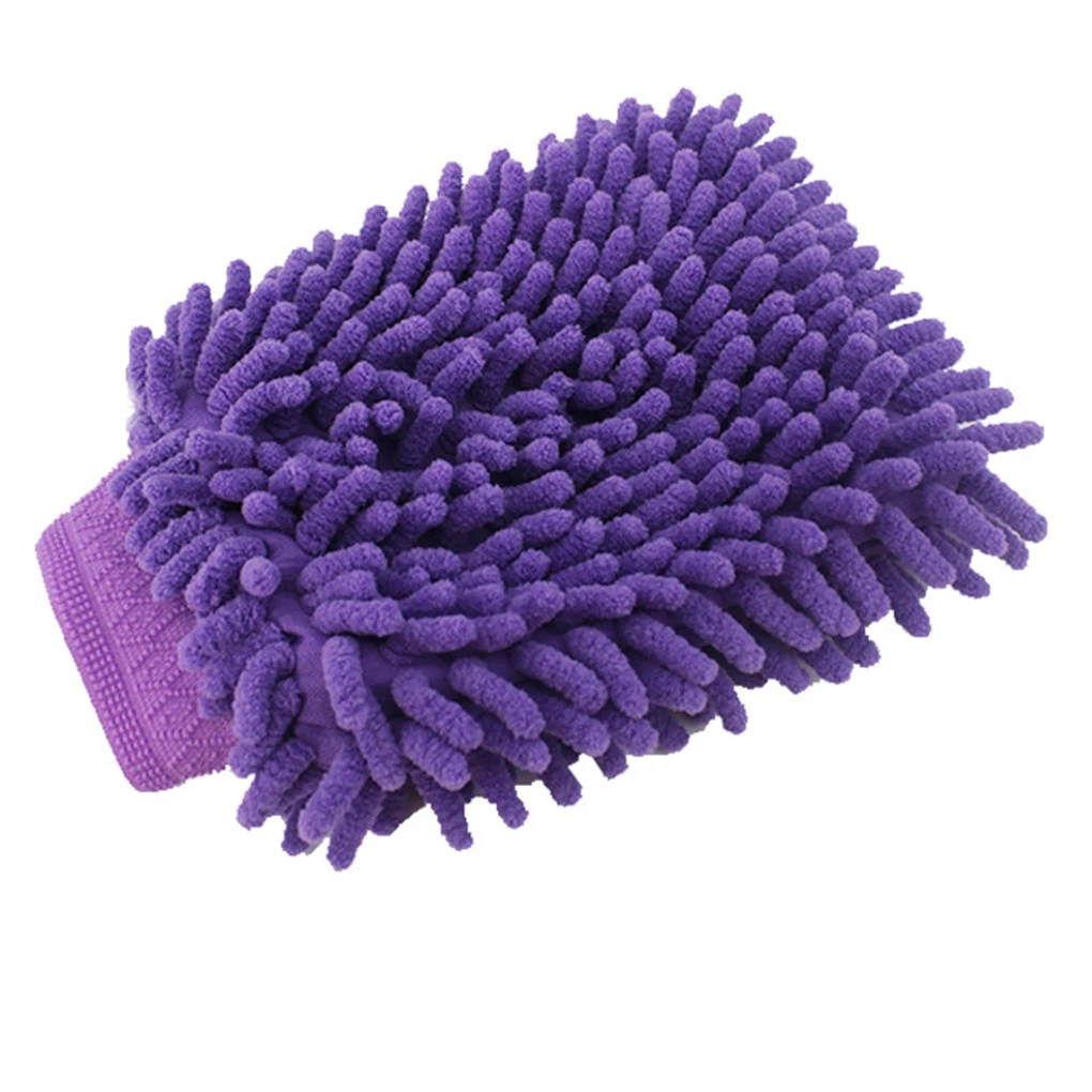 Color Random Mitt Chenille Car Window Washing Home Cleaning Cloth Duster Towel Gloves Wash Tool | Автомобили и мотоциклы