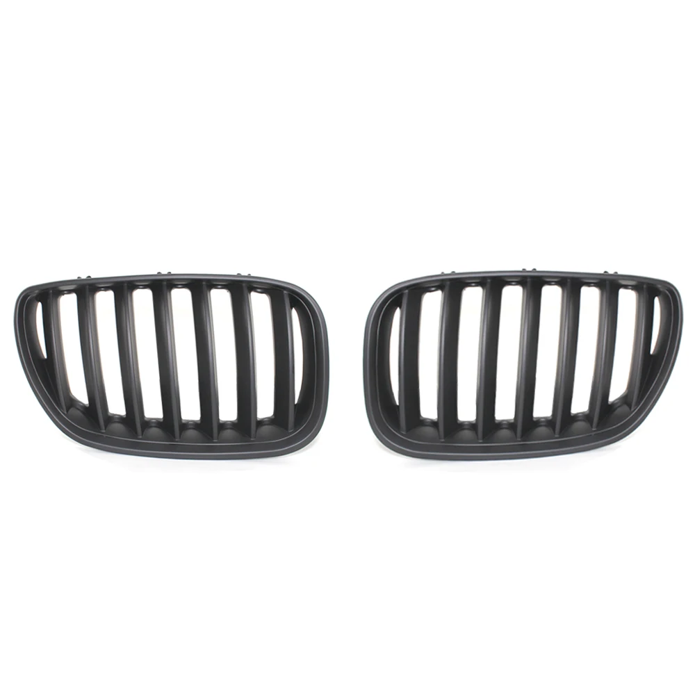 

Передние глянцевые черные спортивные решетки для почек, решетка капота для BMW E53 X5 LCI 2004 2005 2006, Стайлинг автомобиля