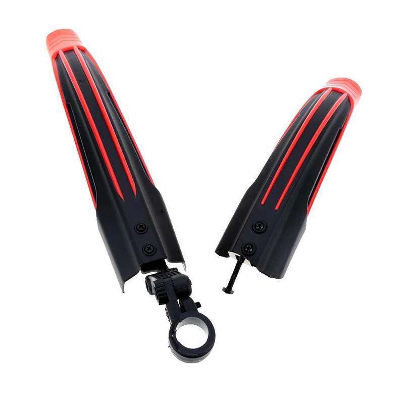 

Mudguard for MTB Road bike Front and Back Mudguard Plastic Red