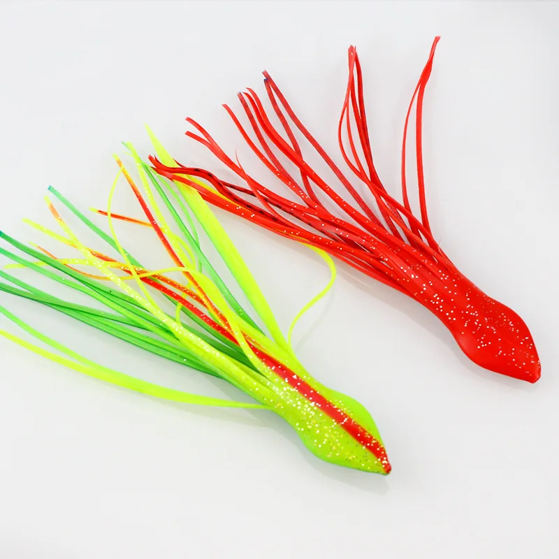 

New Saltwater Ocean Fishing Lure Soft Bait 15cm Snake Head Octopus Artificial Lures Buzzbait Bass Catch Soft Baits Fishing Lures