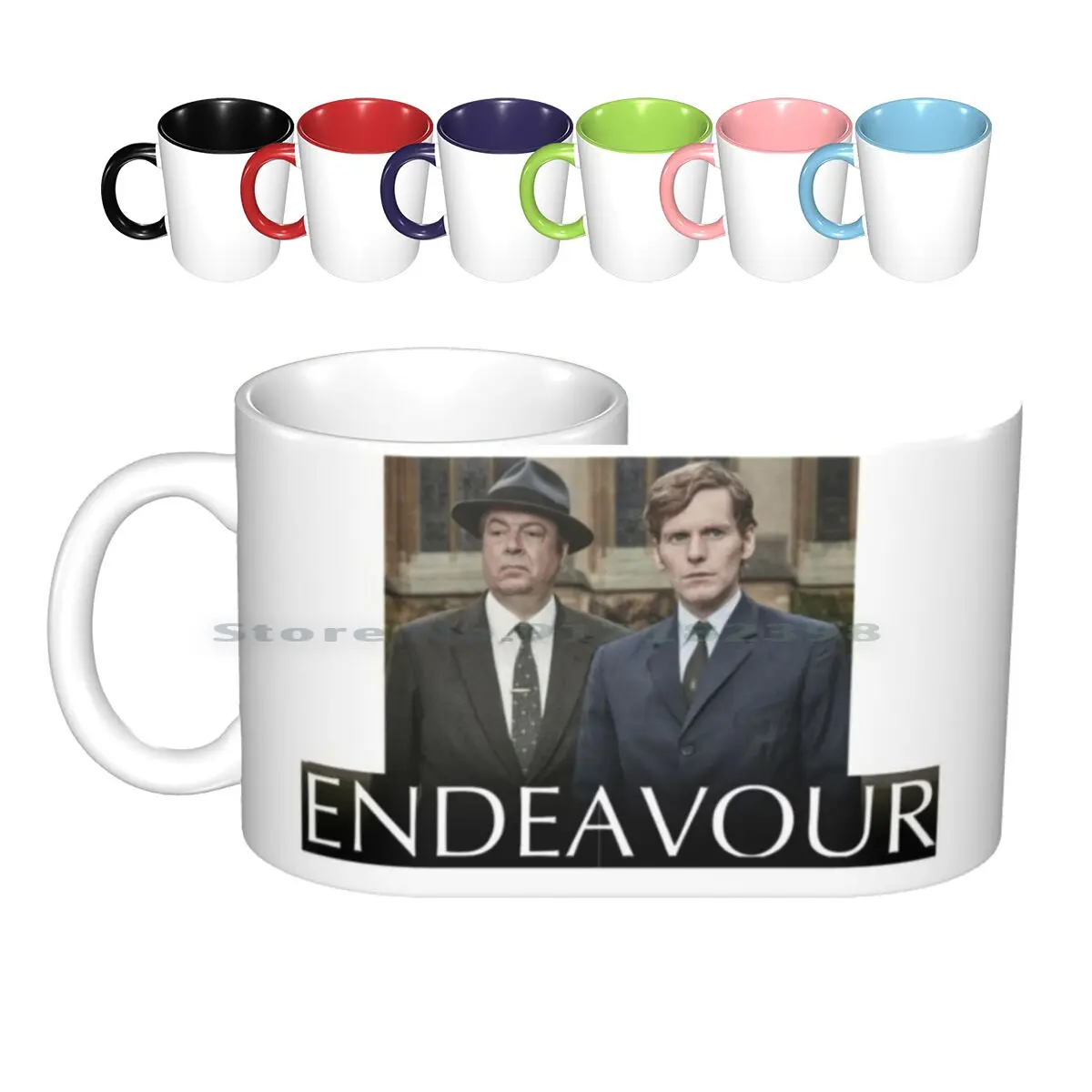 

Endeavour Ceramic Mugs Coffee Cups Milk Tea Mug Endeavour 1960s 1960 60s Morse Inspector Morse Fred Thursday Thursday True