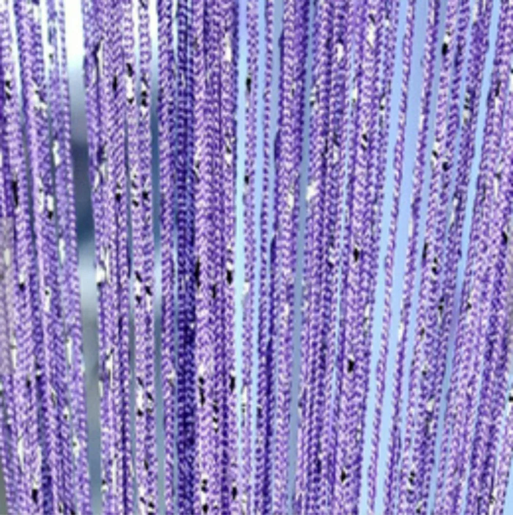 

Door String Curtain 100cmX200cm Shiny Tassel Flash Line door Window Curtain Valance Divider Decorative for party bedroom wedding